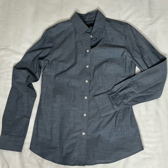 Banana Republic Blue Button-Down Shirt - Picture 2 of 5